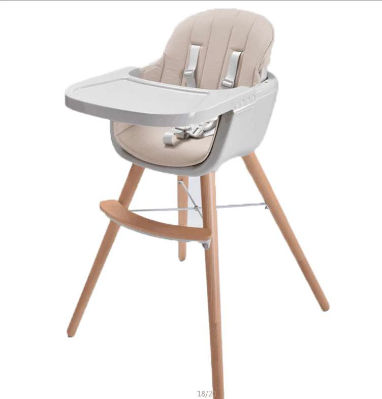 baby products dining baby highchair, nordic wooden chair booster