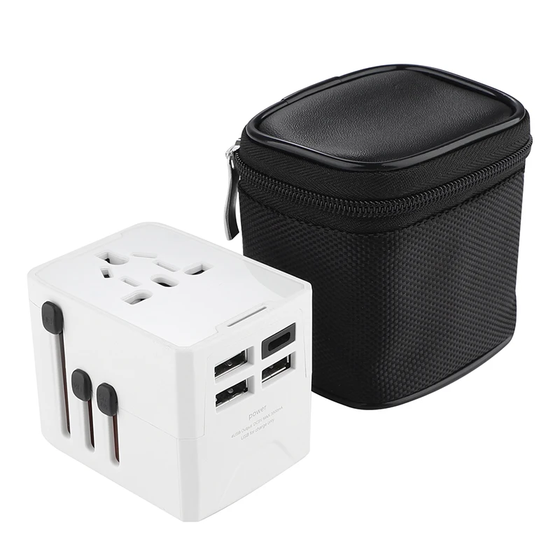 Type C Pd Qc Usb All In One Charger Adapter For Travel With Eu Us Uk Au Plug Universal Travel