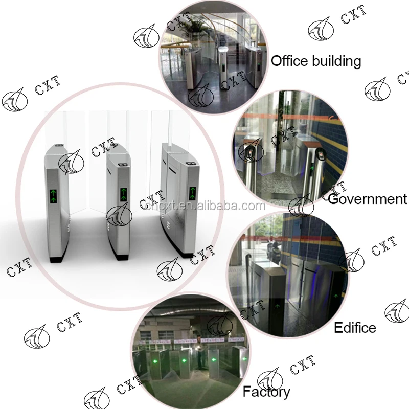 Single Door Full Height Turnstyle Access Control Full Height Turnstile