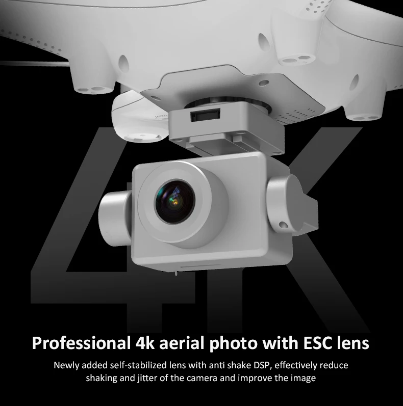 Stock Drone Gps 4k Hd Twoaxis Antishake Gimbal Camera 5g Wifi Brushless Sd Card Professional