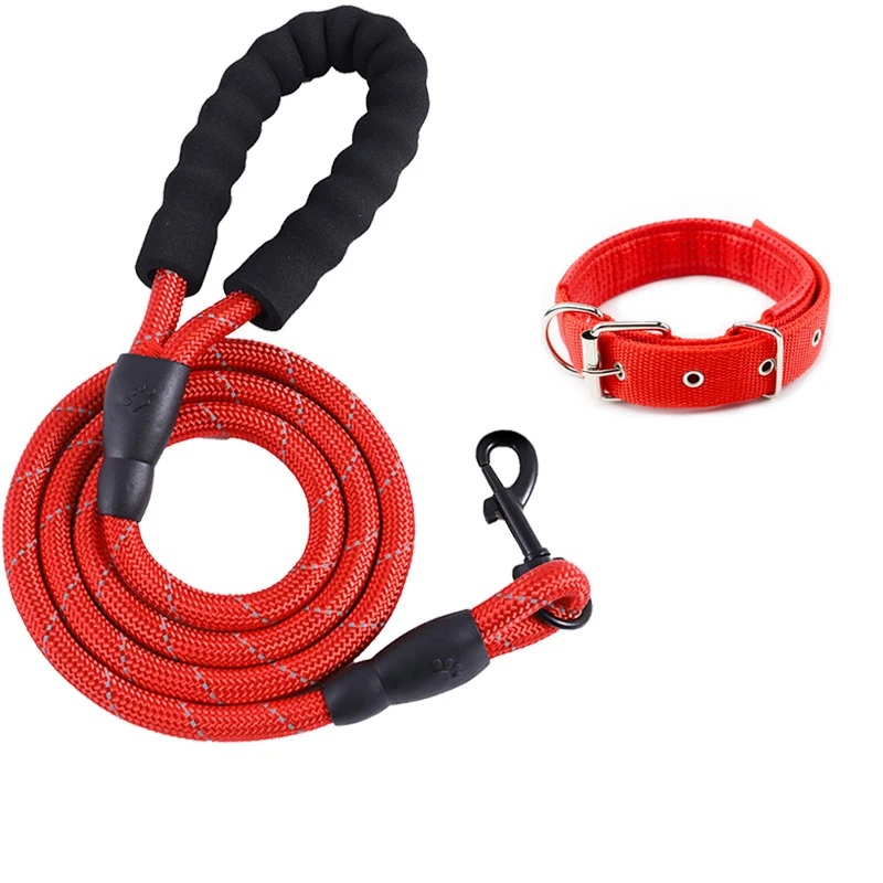 Manufacturer Wholesale Reflective Wire Nylon Dog Rope Leash Collar ...