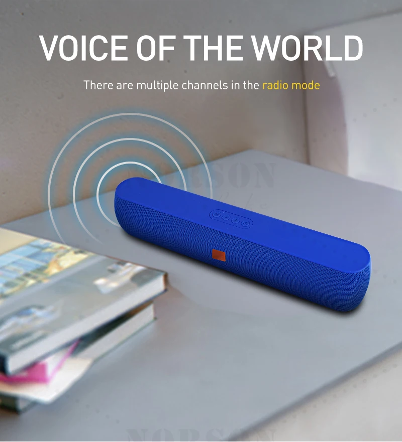 Wholesale 10W Portable LoudSpeaker Home Theatre System multimedia Wireless Sound Bar Blue tooth Speaker - ANKUX.COM