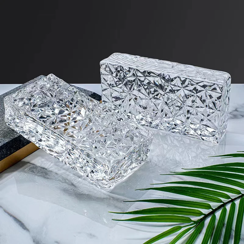 Glass bricks for building decoration  solid, hollow, colored, exquisite supplier