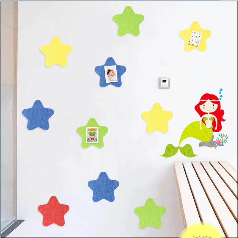 factory direct sale low cost felt sticker with different shapes