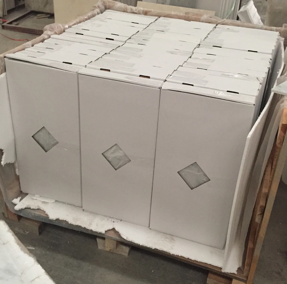 Günstige Preis Italienische Poliert 24x24 Weiß Carrara Marmor