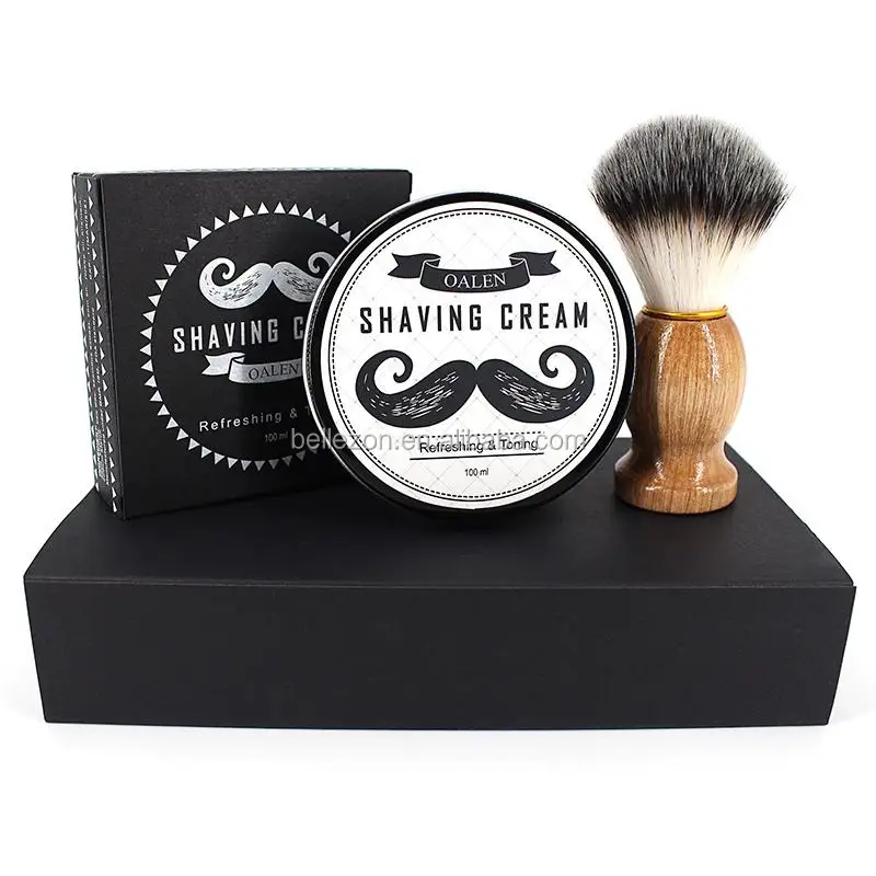 Oem Hot Barber Shaving Cream Bulk For Men With Brush Set Buy Shaving