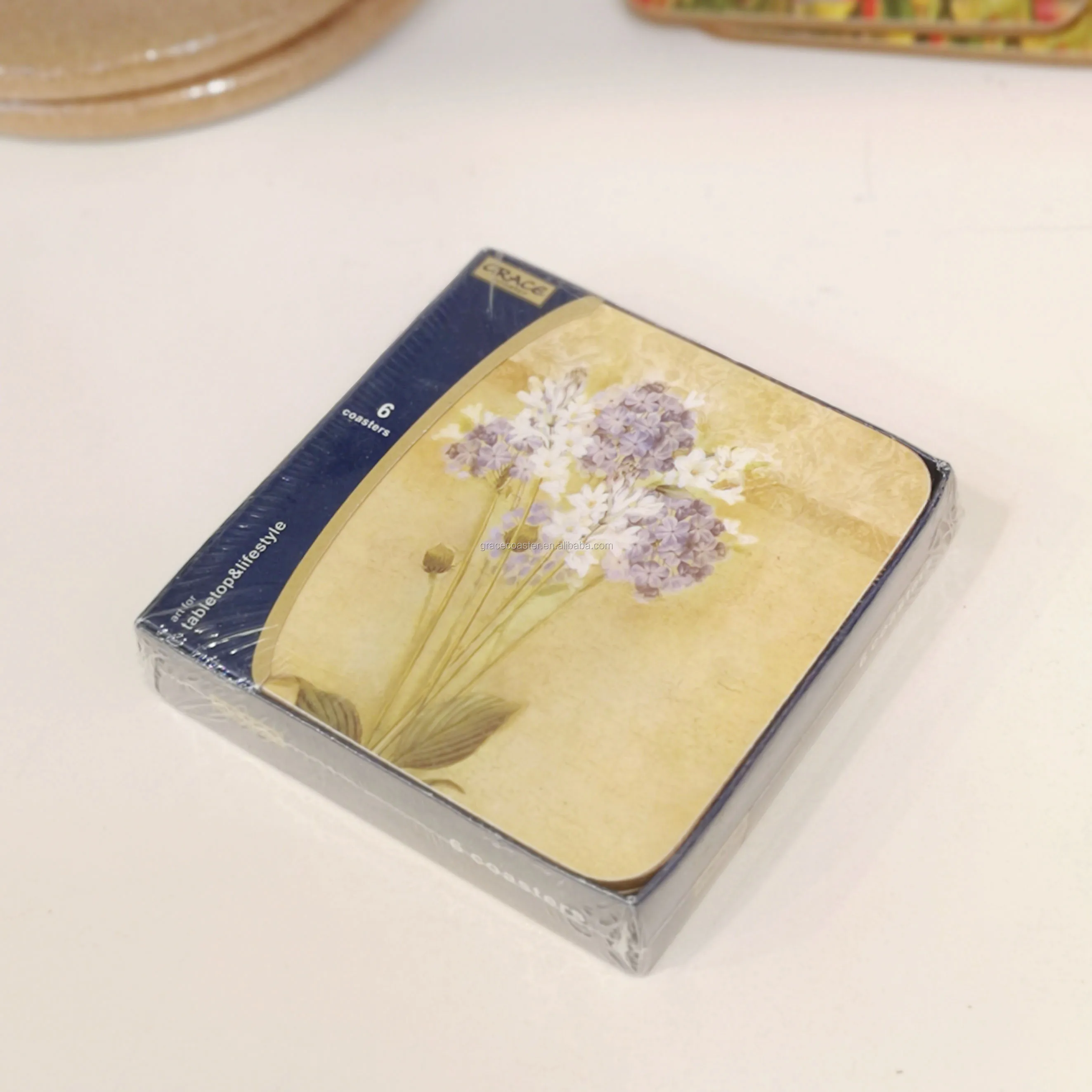 Hot Selling Mdf Placemat Laminated Cork Backed Placemat And Wooden