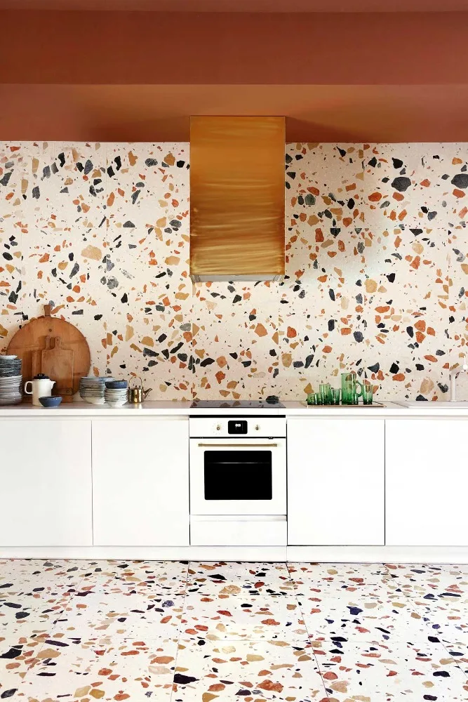 Colorful Paint Precut Kitchen Terrazzo Countertop With Low Price Buy Precut Kitchen Countertop