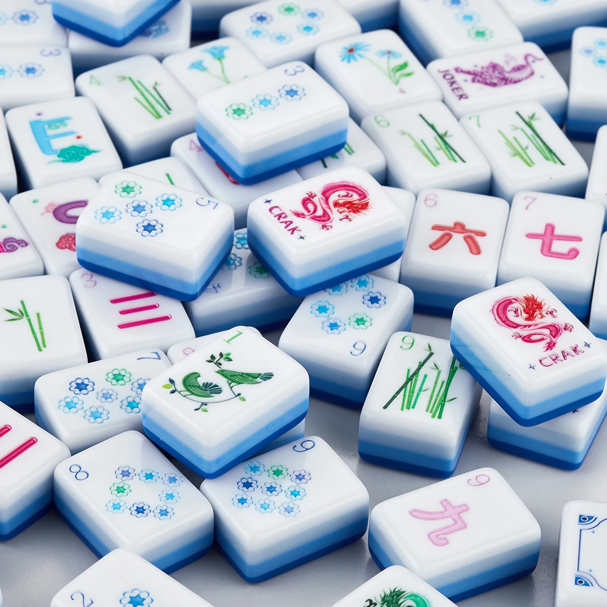 Portable 4-Layer Luxury Mahjong & Chess Box Set for Kids