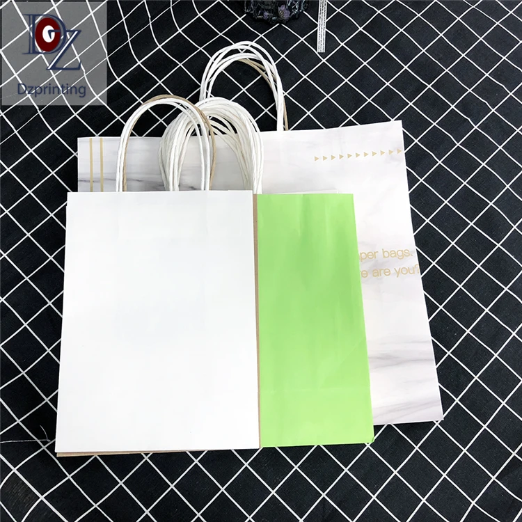 product-Dezheng-Bulk printed gift bag handles paper bags with your own logo-img-1