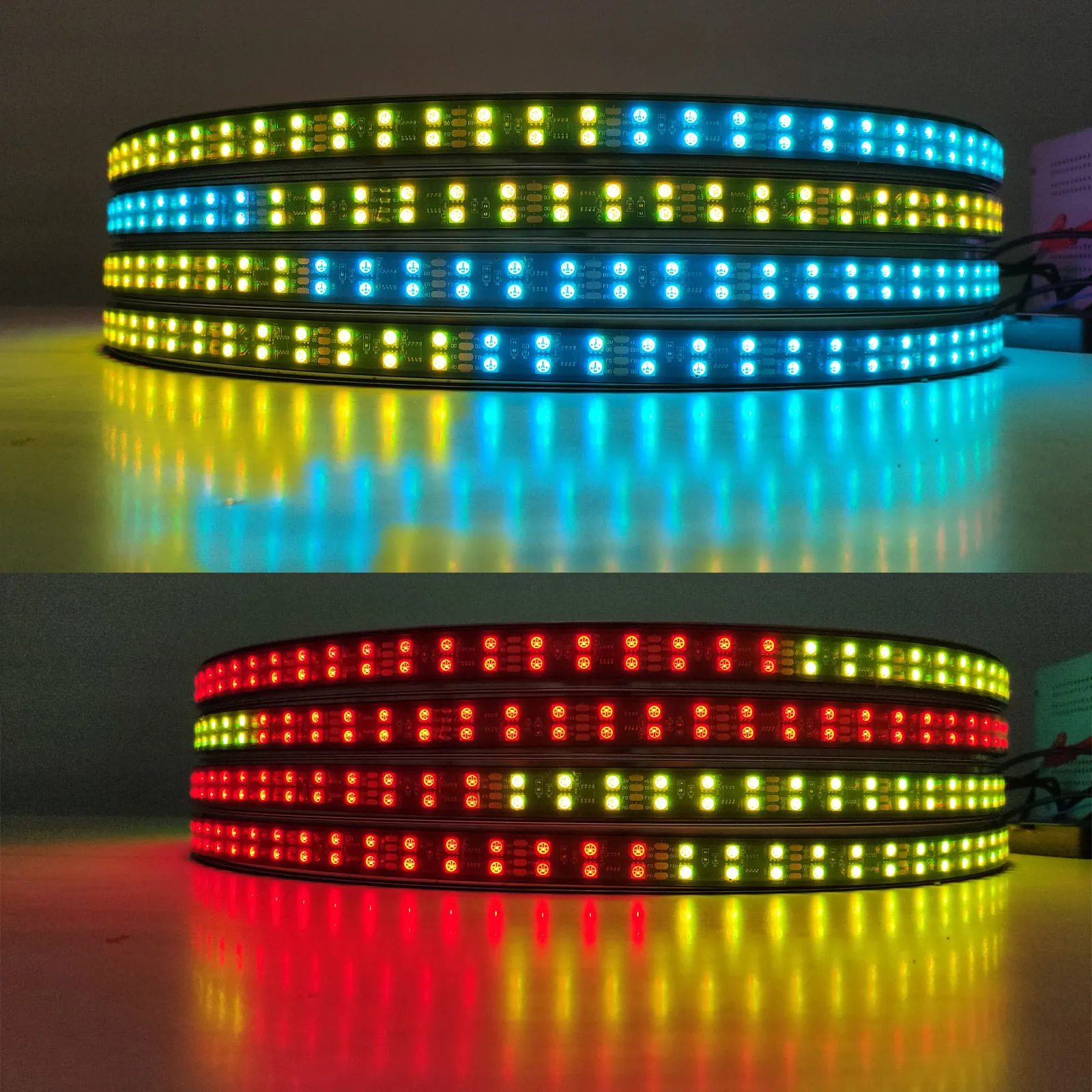 Kingshowstar Double Row Dream Color Wheel Lighting Kit Multicolor