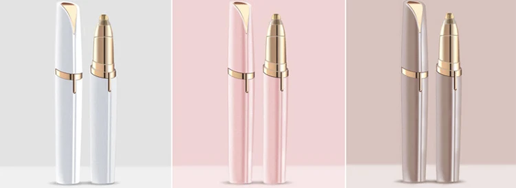 Ready for ship Portable Mini Electric Eyebrow Trimmer Lady Eyebrow Razor Trimmer