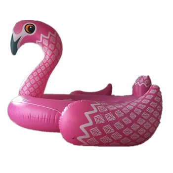 giant inflatable flamingo island