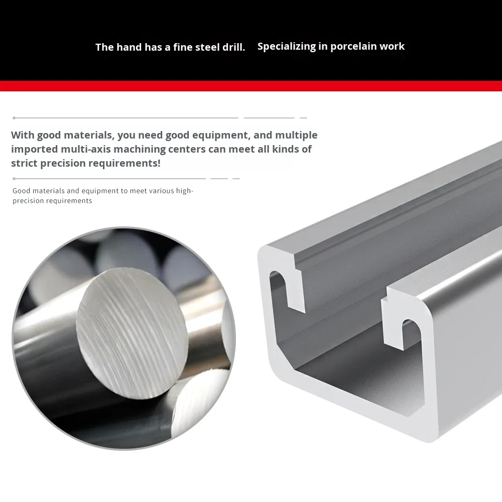 1522 Industrial Aluminum Profile 1522U Type Guide Rail with U-Slot & C-Slot Track 6000 Series Grade factory