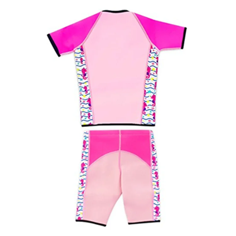 Girls Kid Wetsuit Fashion Custom Printed Baby Warmer Smooth Skin Surfing Neoprene Wetsuit Surf