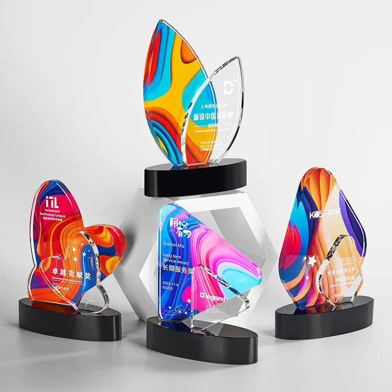 New style colorful  champion league cup trophy for graduation supplier