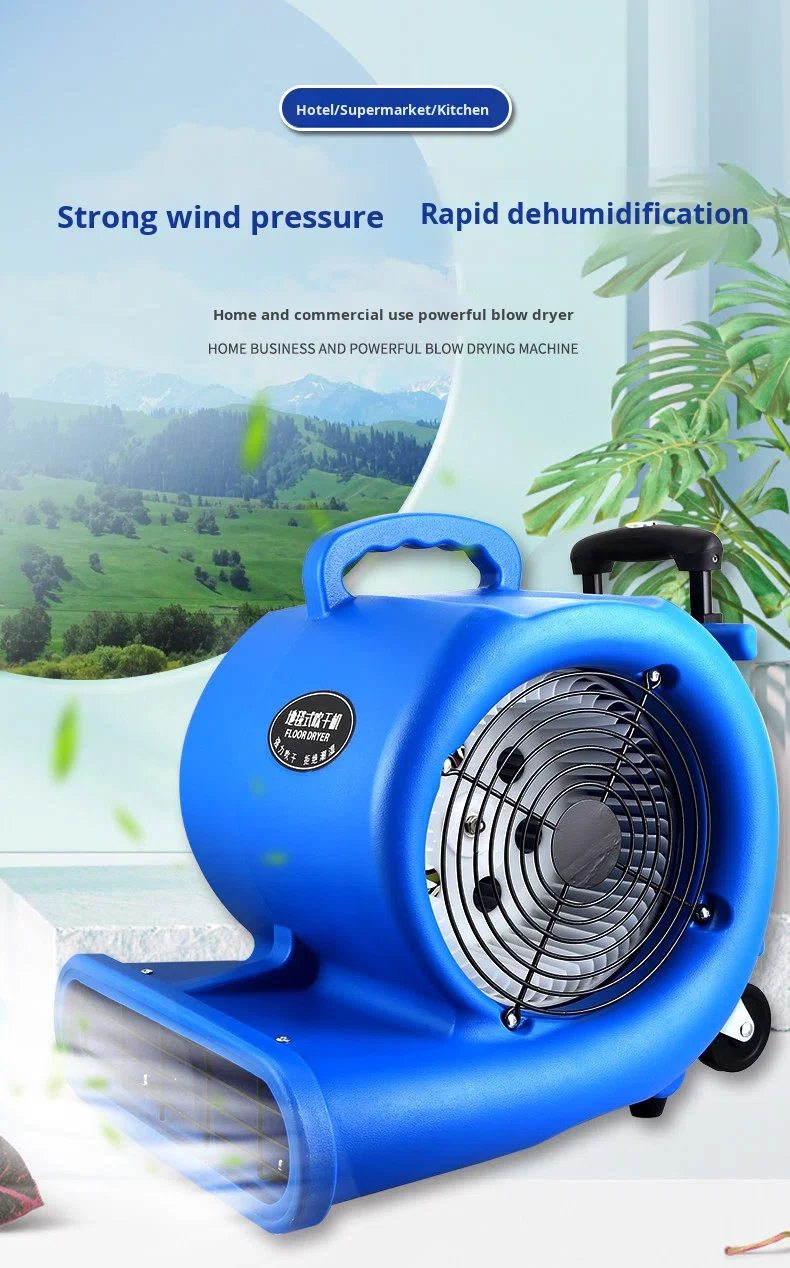 Industrial Floor Fan, 3-Speed, 220V, Electric - detail 2