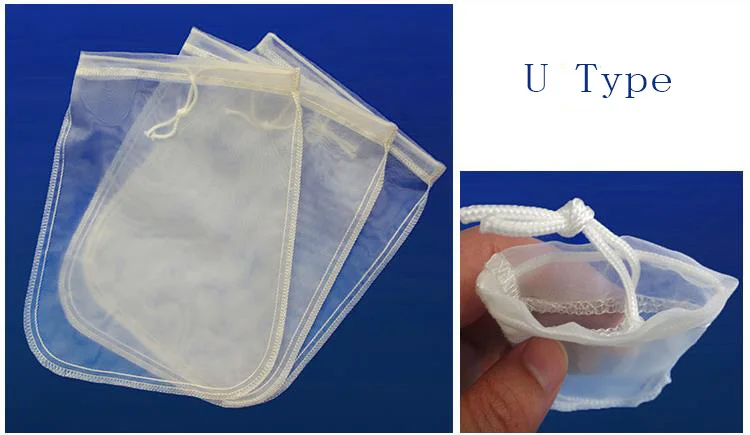 50 80100200 حقيبة مرشح شبكة النايلون ميكرون لترشيح السائل 3