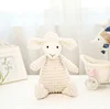 New striped plush corduroy doll birthday present toy plush animal