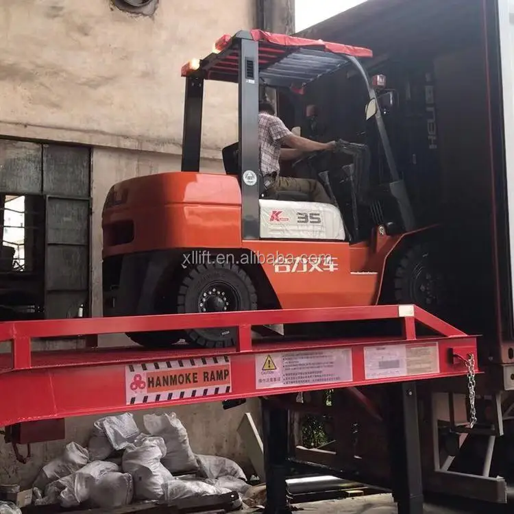 10ton Heavy Duty Mobile Hydraulic Loading Ramp Adjustable Loading Ramp For Van Buy Loading