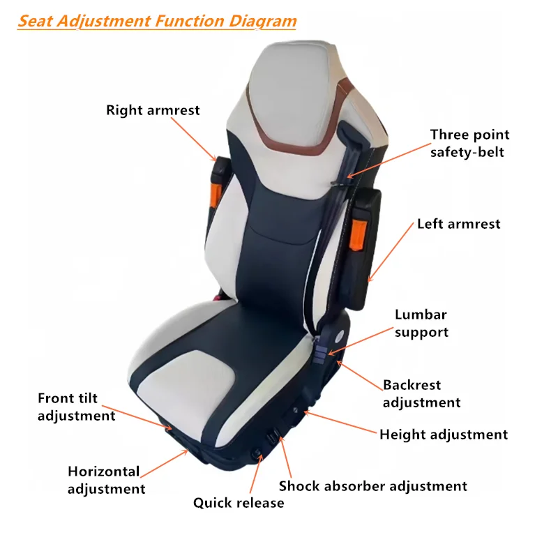 Universal Luxury Truck Seat Air Suspension Driver For Truck Bus Buy