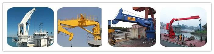 10 Ton 15 Ton Hydraulic Hose Handling Crane / Marine lifting appliance