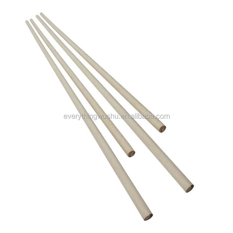 White Wax Wood Shaolin Sticks Nangun Taolu Gun Wushu Sticks Shaolin Kungfu Crudgel