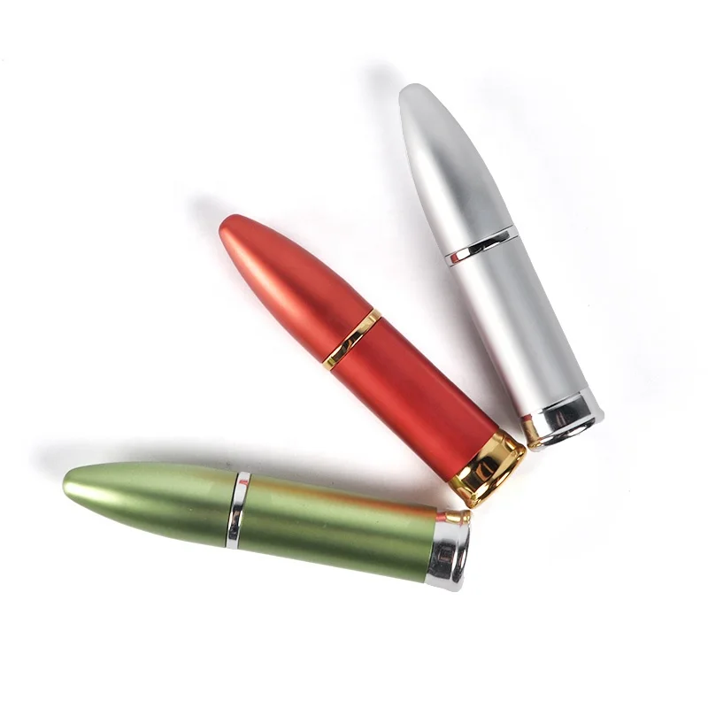 10ml Bullet Shape Glass Perfume Spray Bottle With Aluminum Lid Buy Bullet Perfume Bottle