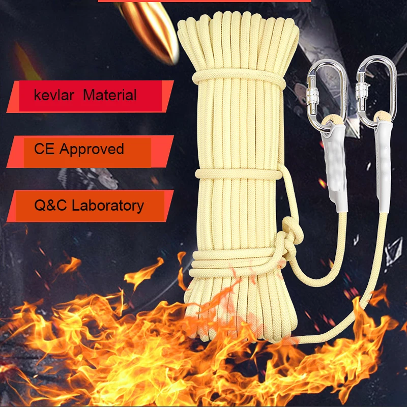 100 Aramid Material Made Climbing Rope For Rescue Use Buy Climbing