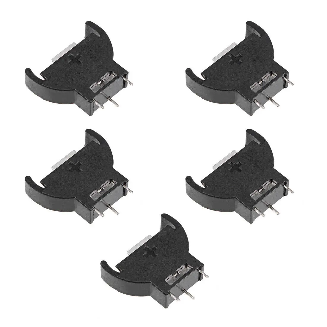 1pcs 3v Lir2032 2025 Vertical Semicircle Cell Button Lithium Battery