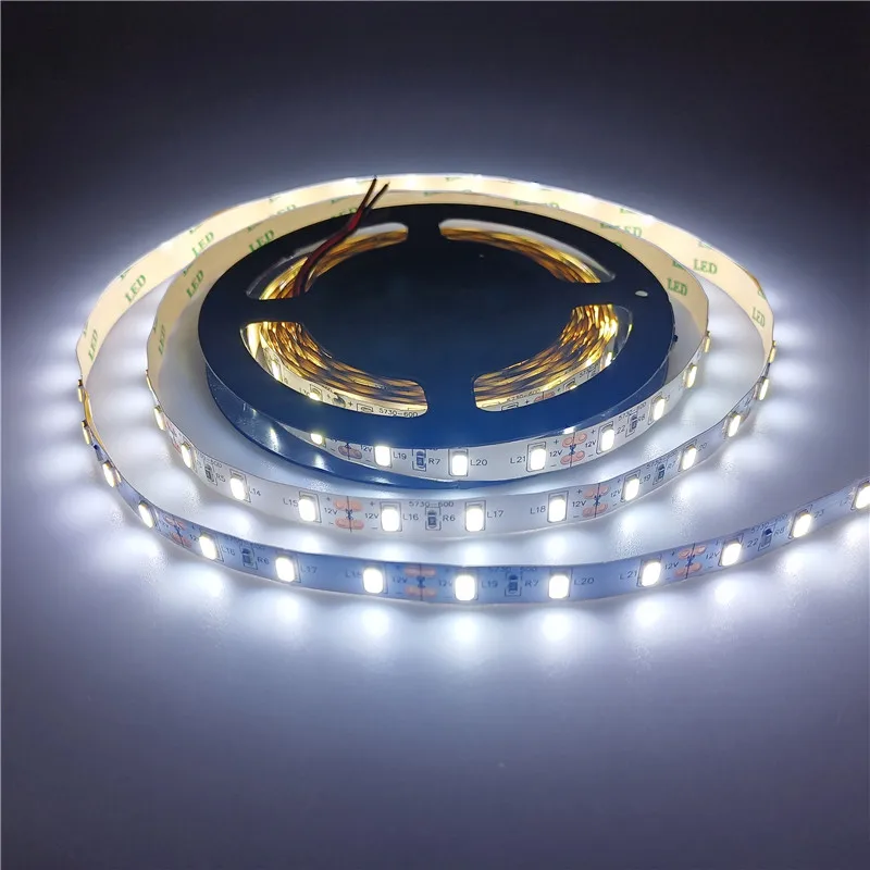 Factory Dc12v 12w 60leds M 8mm 5730 Flexible Led Strip Lights - Buy 