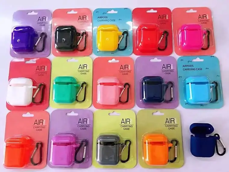 Ultra Thin TPU BT Wireless Earphone Protective Case For Airpods 2 Multi Candy Color Headphone Bag For Airpods 2 Accessory.jpg