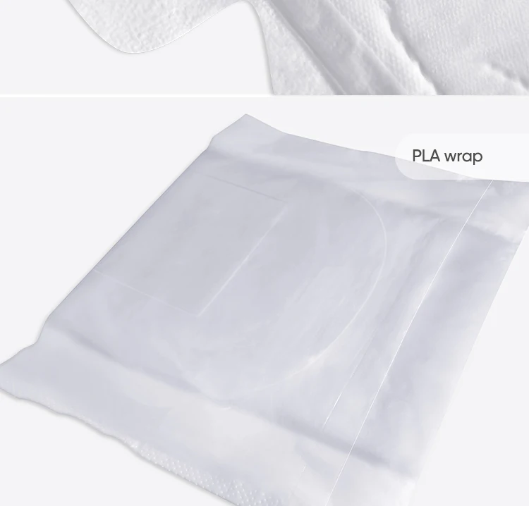 100 Biodegradable Italy Organic Sanitary Napkins Hypoallergenic