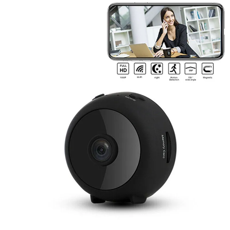 A11 mini wifi 150 degree wide angle spy camera hidden 350mah battery powered infrared night vision home security cctv camera