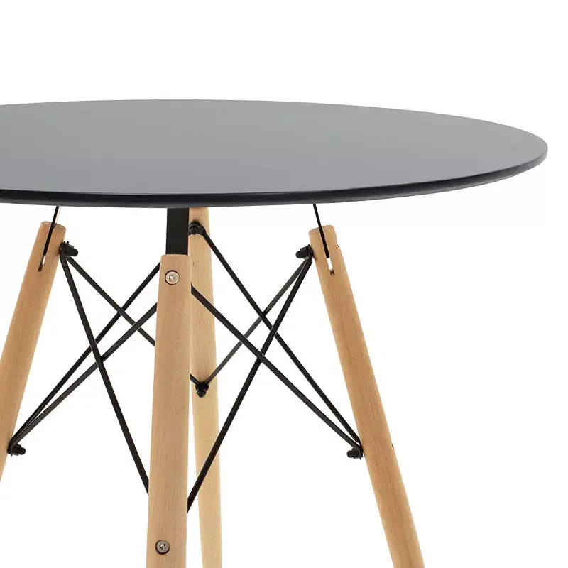Simple Modern Coffee Table Round Mdf Desktop Dining Table For Sale