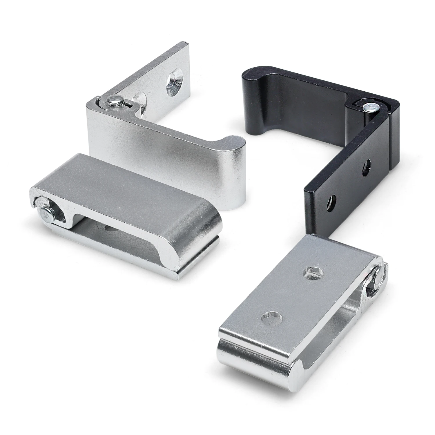 4040 Invisible Aluminum Alloy Fixed Bracket 6000 Series Foldable Clothes Hook for Bathroom Wardrobe 20/30 Sizes Available factory