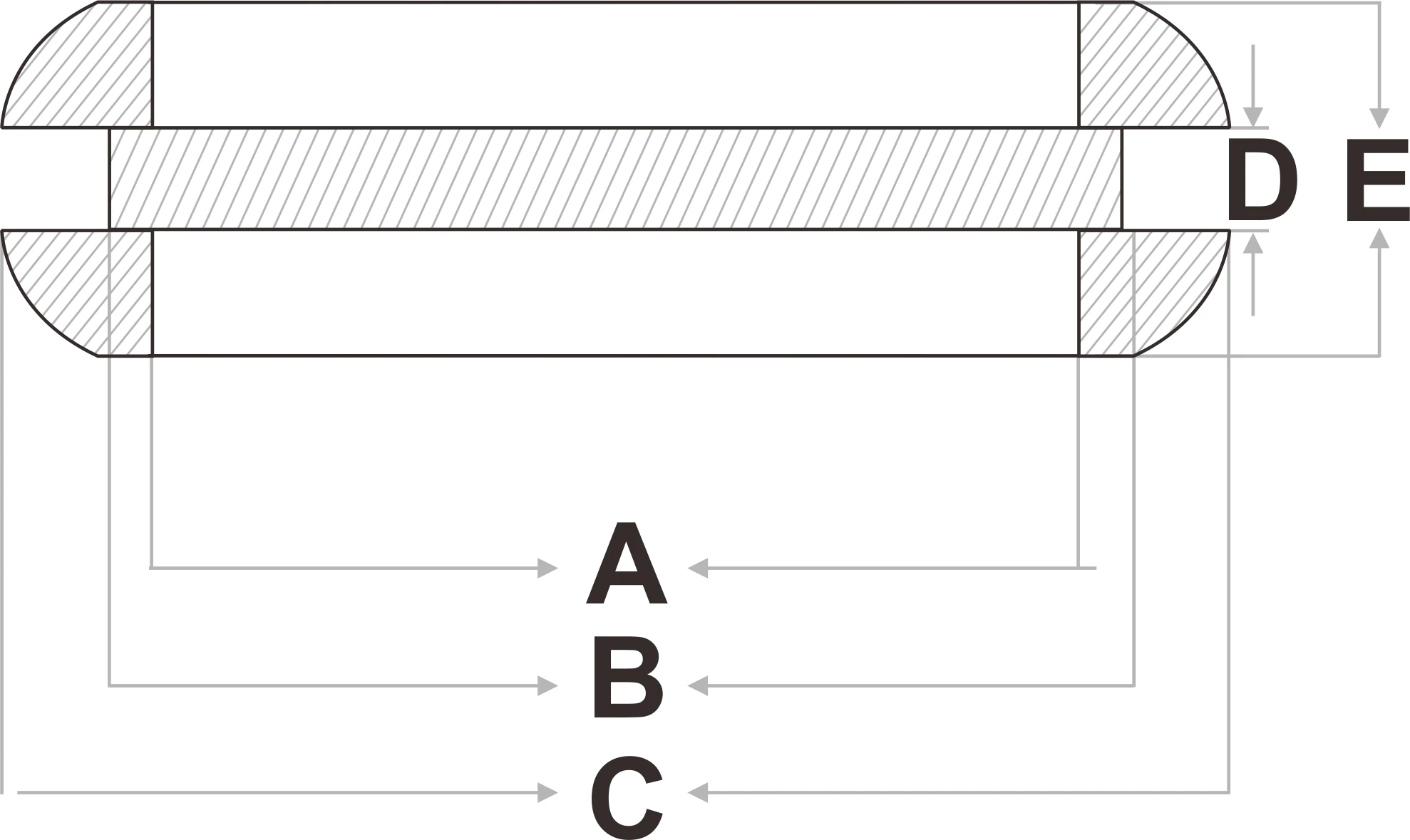 Cable Tubing Rubber Pass Though Grommet Computer Case Feet Rubber