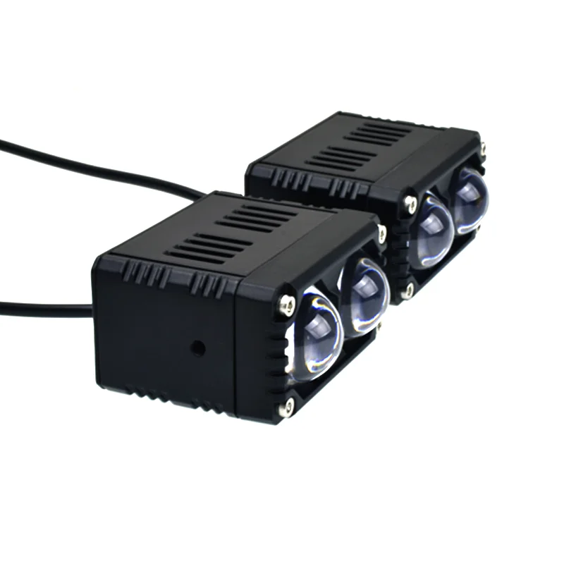 Senlo Dual Blue Lenses Mini Driving Light Motorcycle Accessories