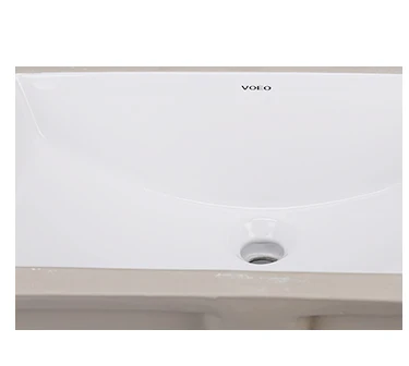 Safe and sturdy stylish sink undercounter mounting washing rectangular shaped wash basin
