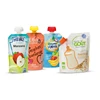 Custom Printed Food Grade Packaging Plastic Stand Up BPA Free Refillable Squeeze Spout Reusable Baby Food Pouch