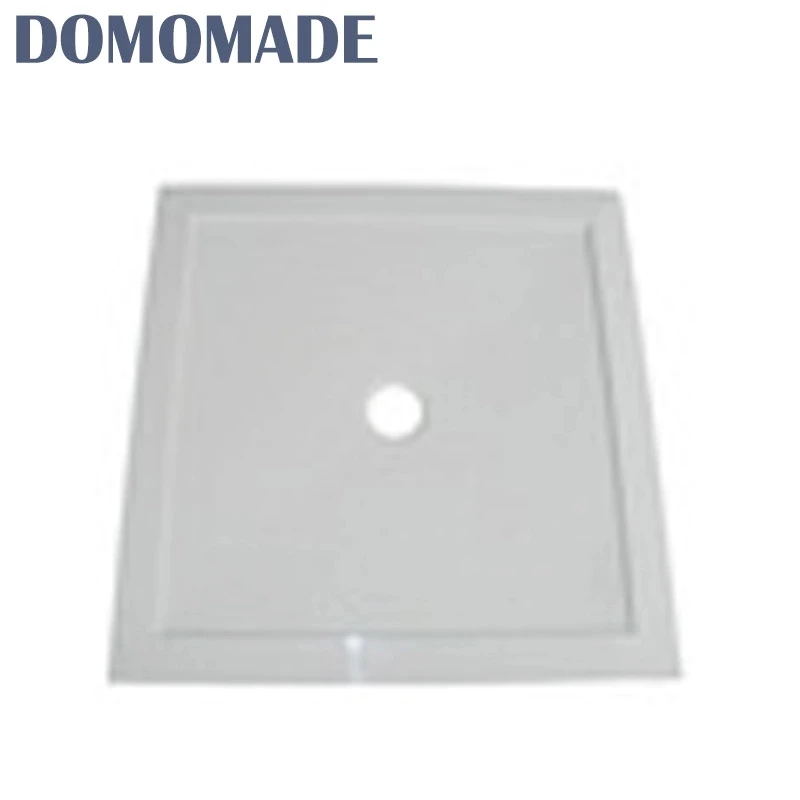 White Solid Surface Quartz Artificial Stone Solid Deep Shower Base