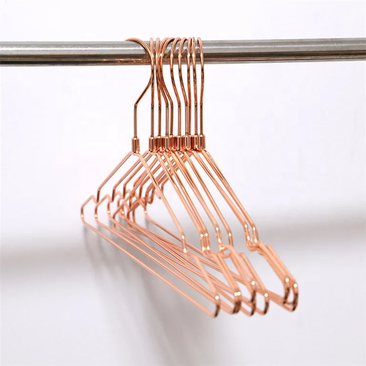 Gold hangers for clothes merchandise display swivel hangers metal clothes hangers MP-36