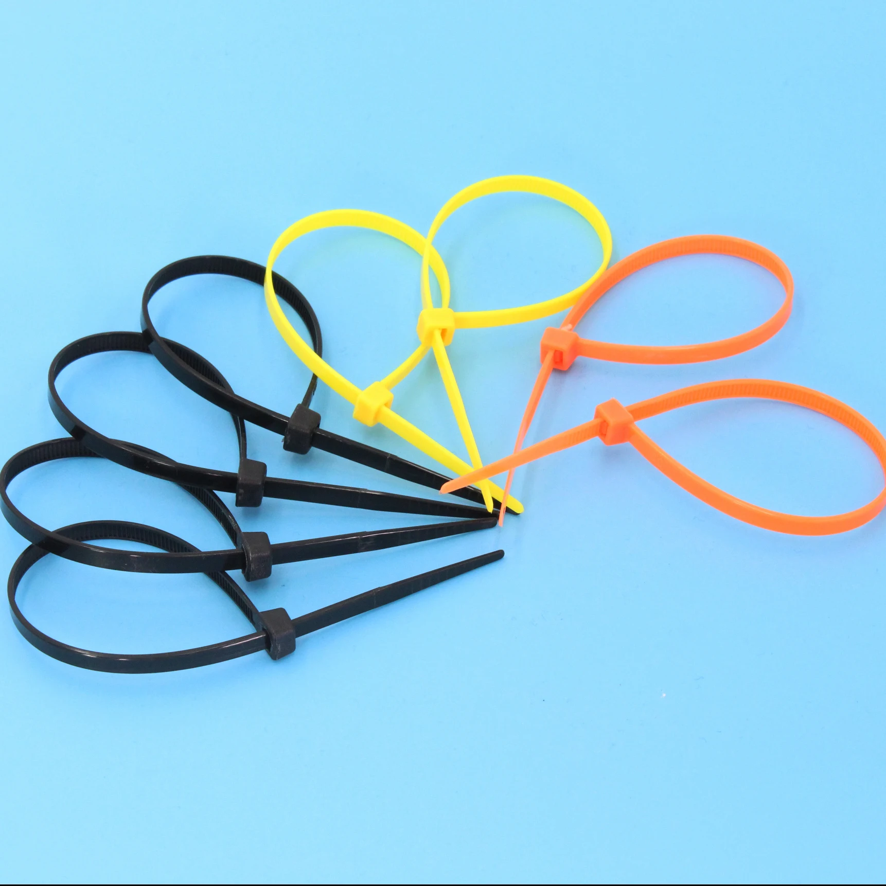 4/8/12/14/18" Self-Locking Nylon Plastic Cable Ties Wrap Wire Cord Zip Strap 