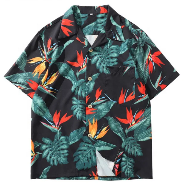 Venta al por mayor camisas para playa hombre Compre online camisa hawaiana hombre gran plaza 2