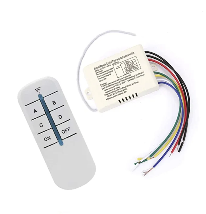 Wireless 220V Digital ON/OFF Remote Control Switch - 1/2/3 Way