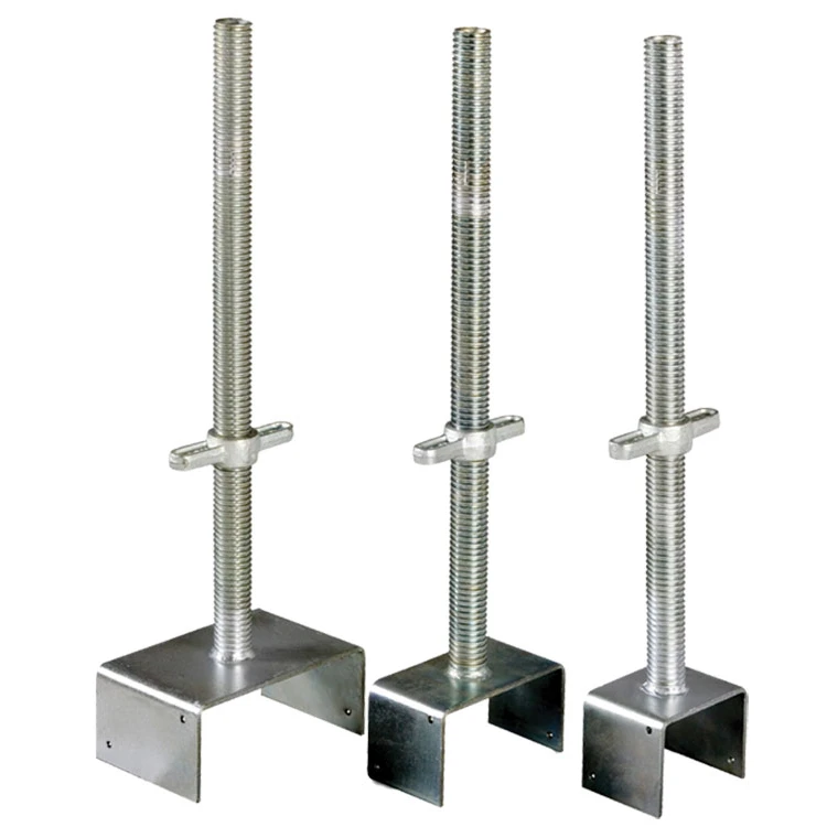 High Strength Adjustable Scaffolding Leg For Supporting Scaffolding