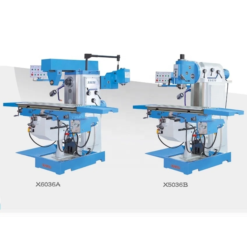 
3-year warranty senior quality X6036/X5036/X6432 Series well-sold cnc vertical small mini universal milling machine 