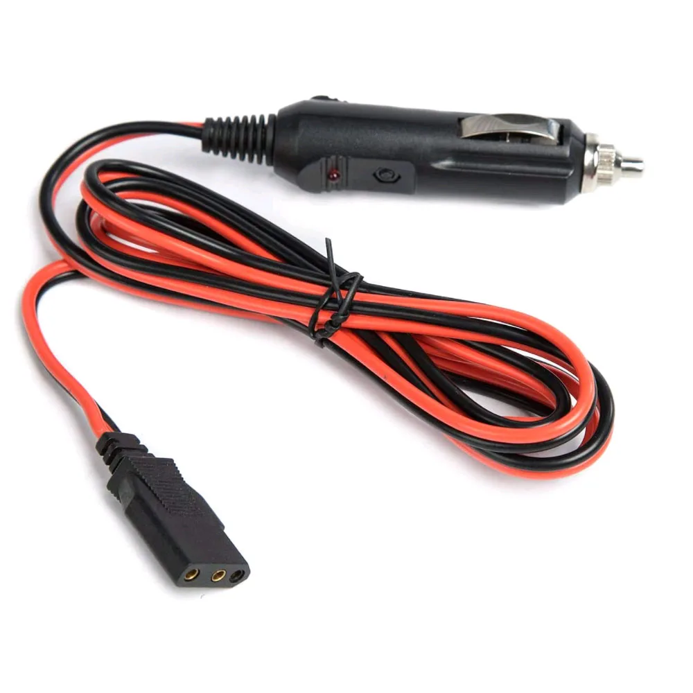 Cb Radio Power Cord/cables 2wire 15a 3pin Cb Power Cord With 12v Cigarette Lighter Plug For Cb