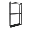 New design retail clothing store display rack and shop furniture garment display stand