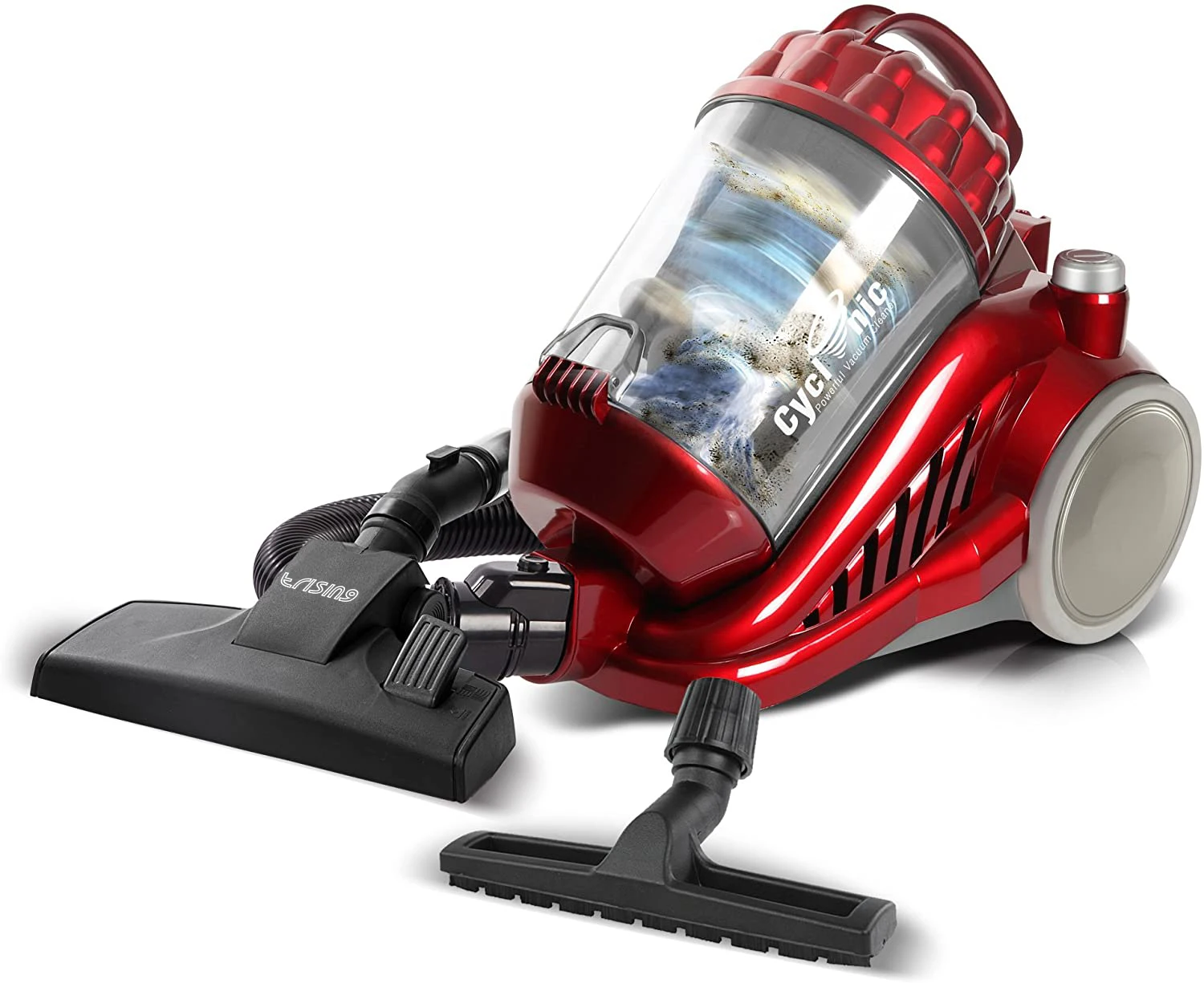 canister vacuum cleaner multi-cyclone hepa filter